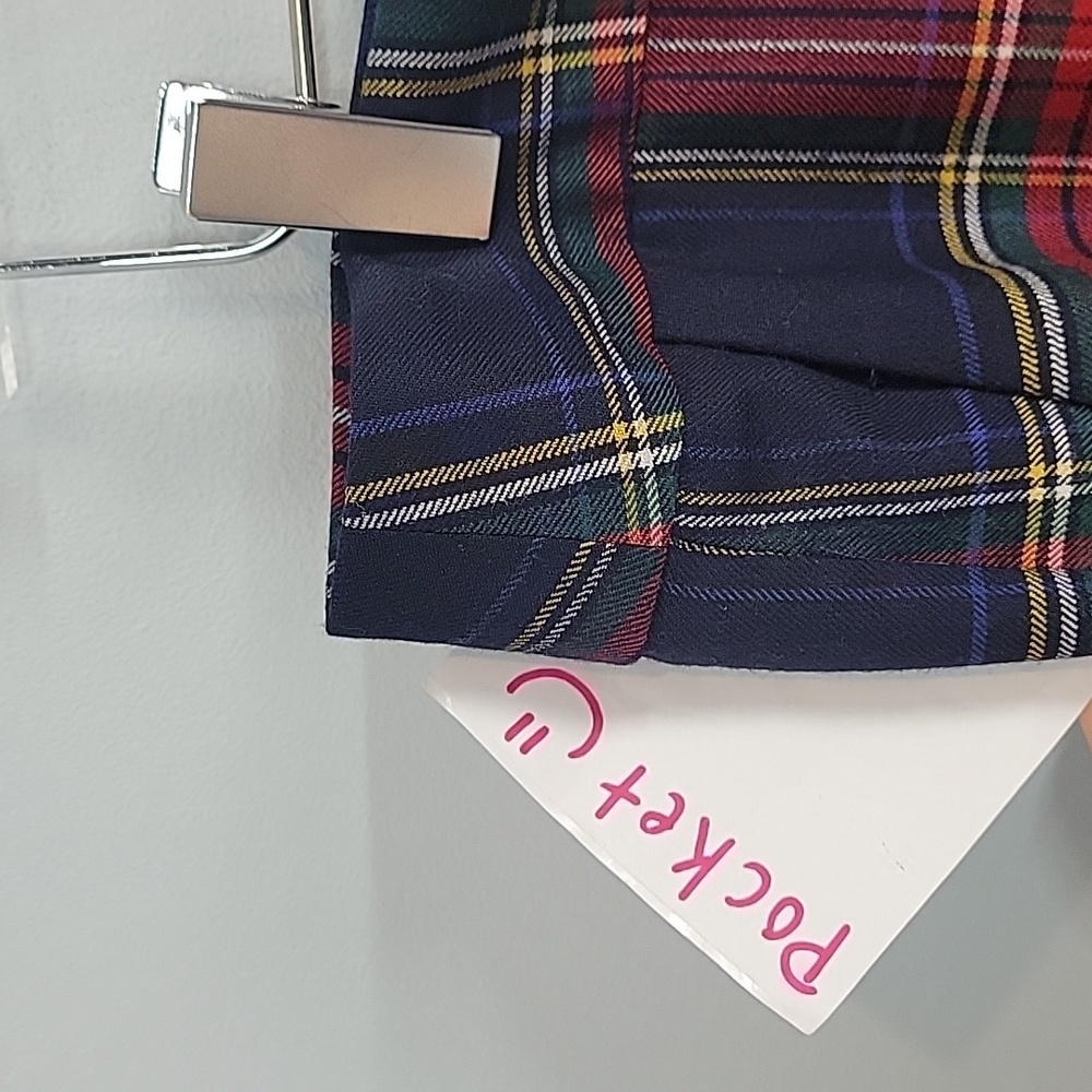 Talbots Plaid Ankle Pants - Red and Blue - Picture 2 of 9